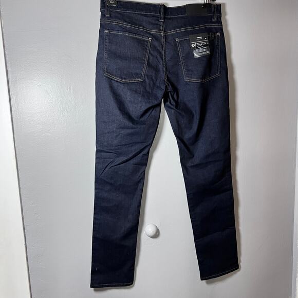 Fidelity Denim Jeans Men’s Size 36 Dark Wash Straight Leg / NWT and Flaw - Picture 2 of 10